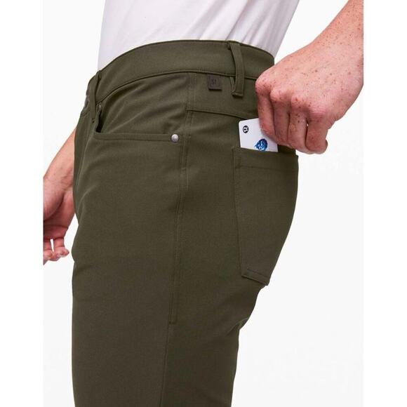 Lululemon ABC Pant Slim *Warpstreme 32"
Dark Olive Sz 30 - Picture 7 of 7